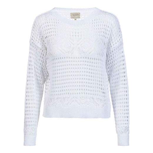 Herrlicher Sweter w kolorze białym ze sklepu Limango Polska w kategorii Swetry damskie - zdjęcie 187752990