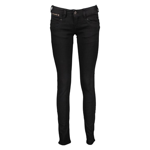 Herrlicher Dżinsy - Skinny fit - w kolorze czarnym ze sklepu Limango Polska w kategorii Jeansy damskie - zdjęcie 187753193