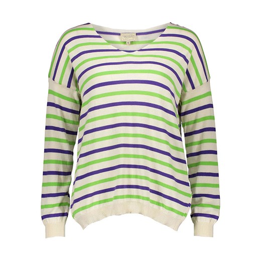 Herrlicher Sweter w kolorze kremowo-zielono-fioletowym ze sklepu Limango Polska w kategorii Swetry damskie - zdjęcie 187753274