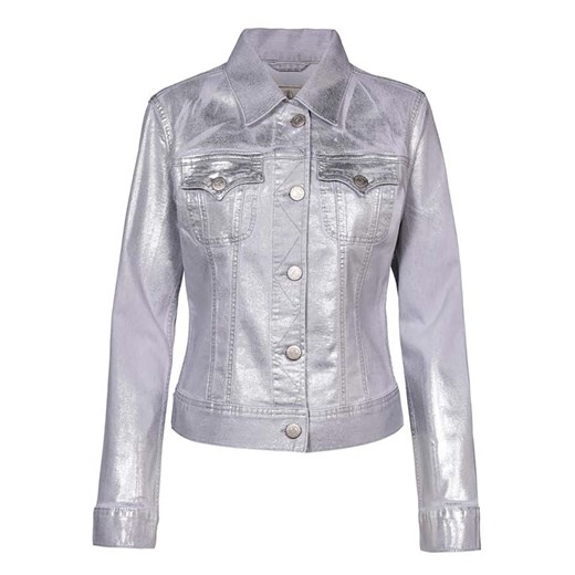 Herrlicher Kurtka dżinsowa &quot;Joplin&quot; w kolorze srebrnym ze sklepu Limango Polska w kategorii Kurtki damskie - zdjęcie 187753291