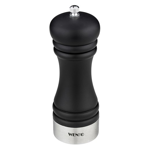 Wenko Młynek &quot;Sali&quot; w kolorze srebrno-czarnym do pieprzu - wys. 17,5 x Ø 5 cm ze sklepu Limango Polska w kategorii Młynki do soli i pieprzu - zdjęcie 187753492