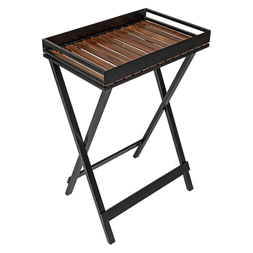 Wenko Stolik &quot;Taba&quot; w kolorze czarno-brązowym - 60 x 89 x 40 cm ze sklepu Limango Polska w kategorii Stoliki kawowe - zdjęcie 187753571