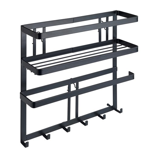 Wenko Regał kuchenny w kolorze czarnym - 30 x 33 x 9 cm ze sklepu Limango Polska w kategorii Regały i witryny - zdjęcie 187753733