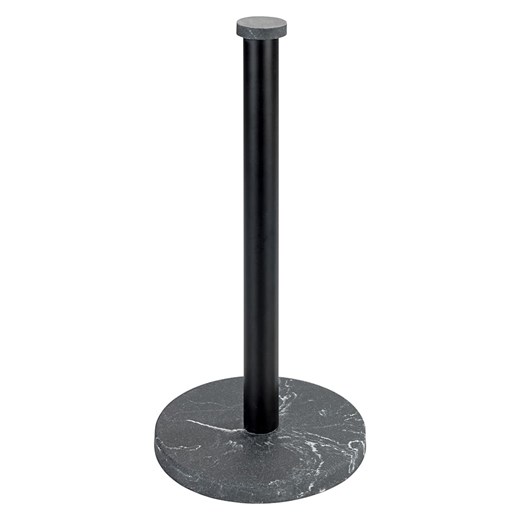 Wenko Stojak &quot;Marmor&quot; w kolorze czarnym na ręcznik kuchenny - wys. 32 x Ø 15 cm ze sklepu Limango Polska w kategorii Akcesoria kuchenne - zdjęcie 187753740