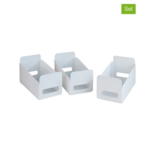 Wenko Pudełka (3 szt.) w kolorze białym - 30 x 18 x 15 cm ze sklepu Limango Polska w kategorii Pojemniki kuchenne - zdjęcie 187753854