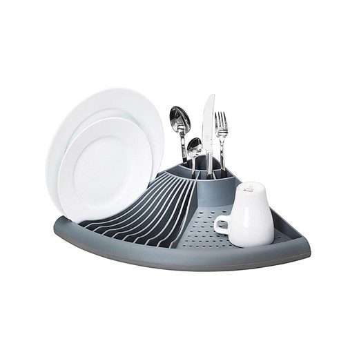 Wenko Suszarka w kolorze szarym do naczyń - 37,5 x 10,5 x 37,5 cm Wenko onesize wyprzedaż Limango Polska