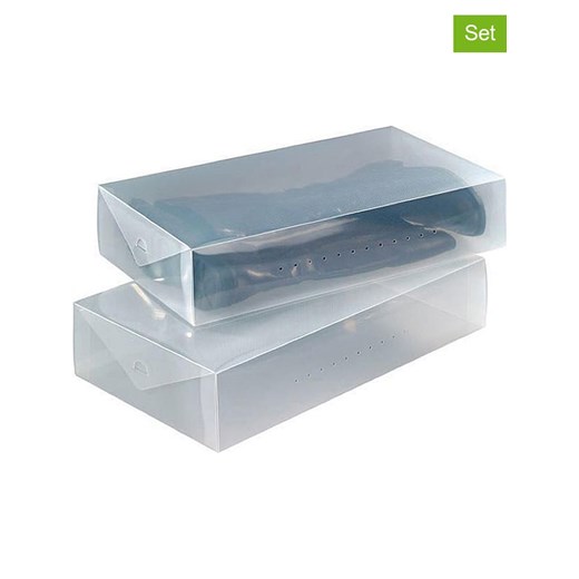 Wenko Pudełka (2 szt.) na kozaki - 30 x 52 x 11 cm ze sklepu Limango Polska w kategorii Szafy - zdjęcie 187754091