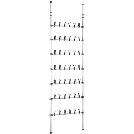 Wenko Teleskopowy regał &quot;Atlas&quot; w kolorze biało-szarym na buty - 68,5 Wenko onesize wyprzedaż Limango Polska