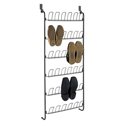 Wenko Regał w kolorze czarnym na drzwi - 59 x 151 x 14 cm Wenko onesize okazyjna cena Limango Polska