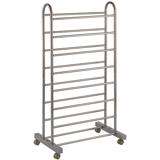 Wenko Regał &quot;Giant&quot; w kolorze srebrnym na buty - 125,5 x 43 cm ze sklepu Limango Polska w kategorii Szafy - zdjęcie 187754183