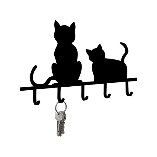 Wenko Wieszak w kolorze czarnym na klucze - 20 x 15 cm ze sklepu Limango Polska w kategorii Akcesoria i przechowywanie - zdjęcie 187754784