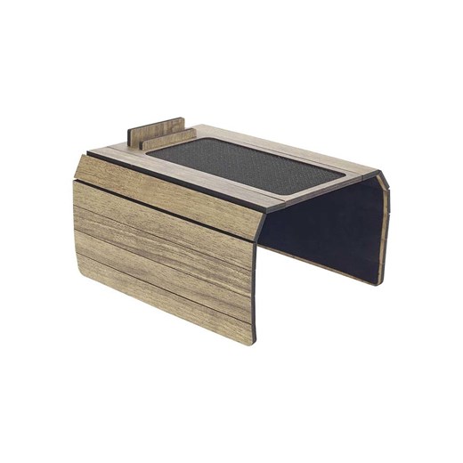 Wenko Wielofunkcyjna taca w kolorze jasnobrązowym na sofę - wys. 28 x 49 cm ze sklepu Limango Polska w kategorii Misy i tace dekoracyjne - zdjęcie 187754830