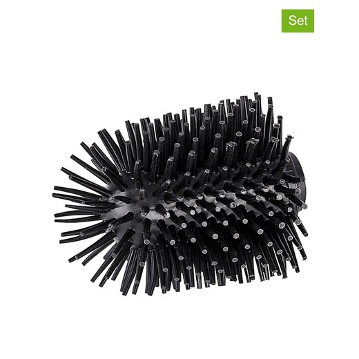 Wenko Wymienne główki  (2 szt.) w kolorze czarnym do szczotki WC - Ø 7,5 cm ze sklepu Limango Polska w kategorii Akcesoria łazienkowe - zdjęcie 187755153