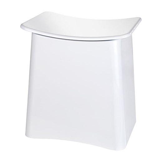 Wenko Hocker &quot;Wing&quot; w kolorze białym na pranie - 45 x 48 x 33 cm ze sklepu Limango Polska w kategorii Pufy i siedziska - zdjęcie 187755292