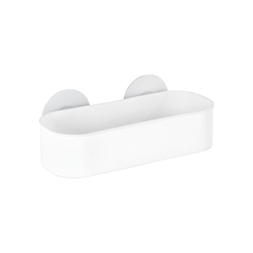 Wenko Półka prysznicowa &quot;Static-Loc® Osimo&quot; w kolorze białym - 27 x 9,5 x 12 cm ze sklepu Limango Polska w kategorii Akcesoria łazienkowe - zdjęcie 187755803