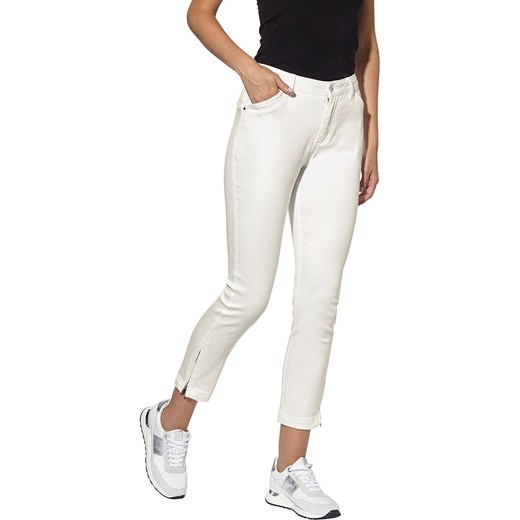 Heine Dżinsy - Slim fit - w kolorze białym ze sklepu Limango Polska w kategorii Jeansy damskie - zdjęcie 187756483