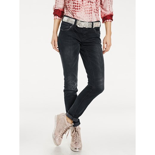 Heine Dżinsy - Slim fit - w kolorze czarnym ze sklepu Limango Polska w kategorii Jeansy damskie - zdjęcie 187756760