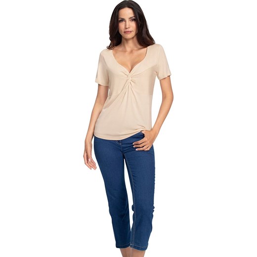 Heine Koszulka w kolorze beżowym ze sklepu Limango Polska w kategorii Bluzki damskie - zdjęcie 187756960