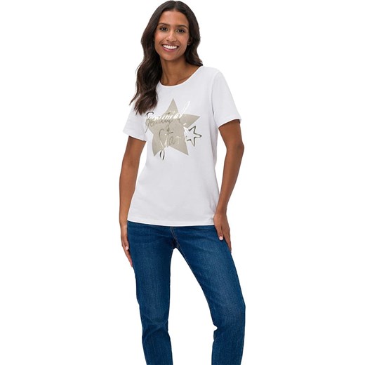 Heine Koszulka w kolorze białym ze sklepu Limango Polska w kategorii Bluzki damskie - zdjęcie 187757012