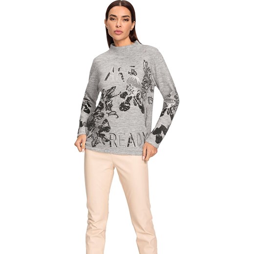 Heine Sweter w kolorze szarym ze sklepu Limango Polska w kategorii Swetry damskie - zdjęcie 187757221