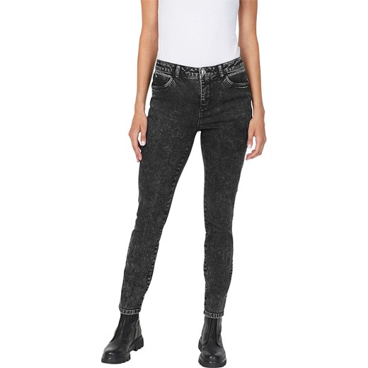 Heine Dżinsy push-up - Slim fit - w kolorze antracytowym ze sklepu Limango Polska w kategorii Jeansy damskie - zdjęcie 187757271