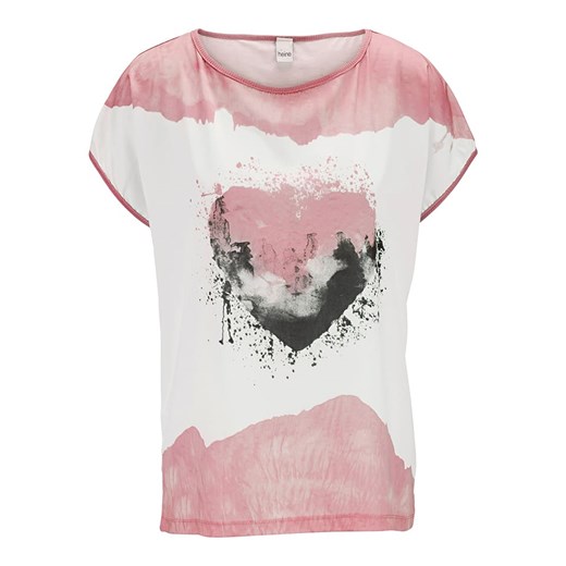 Heine Koszulka w kolorze jasnoróżowo-białym ze sklepu Limango Polska w kategorii Bluzki damskie - zdjęcie 187757612