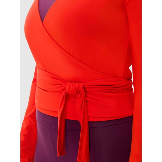 Les Lunes Bluzka sportowa &quot;Luna&quot; w kolorze czerwonym Les Lunes M Limango Polska okazyjna cena