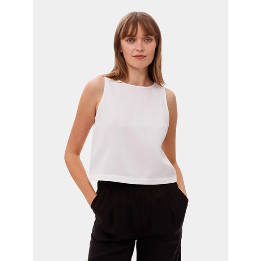 Les Lunes Top &quot;Elodiee&quot; w kolorze białym ze sklepu Limango Polska w kategorii Bluzki damskie - zdjęcie 187757742