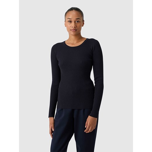 Les Lunes Sweter &quot;Evii&quot; w kolorze granatowym ze sklepu Limango Polska w kategorii Swetry damskie - zdjęcie 187757771