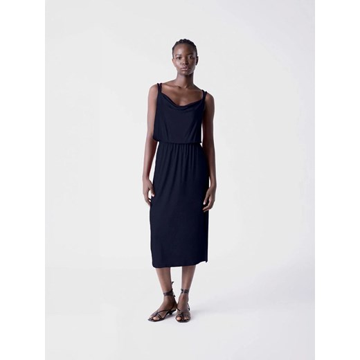 Les Lunes Sukienka &quot;Helen&quot; w kolorze granatowym ze sklepu Limango Polska w kategorii Sukienki - zdjęcie 187758071