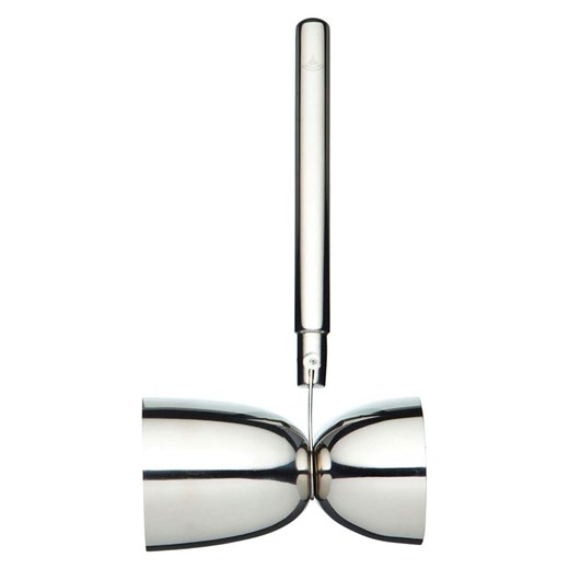 BarCraft Podwójna miarka w kolorze srebrnym - wys. 16,2 cm ze sklepu Limango Polska w kategorii Naczynia - zdjęcie 187758514