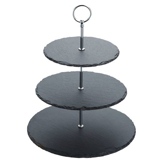 Artesa Etażerka w kolorze czarnym - wys. 34,5 x Ø 28,5 cm ze sklepu Limango Polska w kategorii Misy i tace dekoracyjne - zdjęcie 187758821