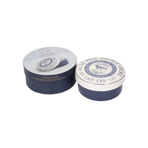 Artesa Forma w kolorze granatowo-kremowym do pieczenia sera brie - wys. 5,7 x Ø13,5 cm ze sklepu Limango Polska w kategorii Akcesoria kuchenne - zdjęcie 187758883