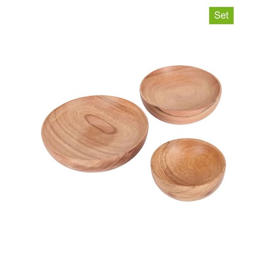 Artesa Miski (3 szt.) w kolorze jasnobrązowym do serwowania ze sklepu Limango Polska w kategorii Misy i tace dekoracyjne - zdjęcie 187758892