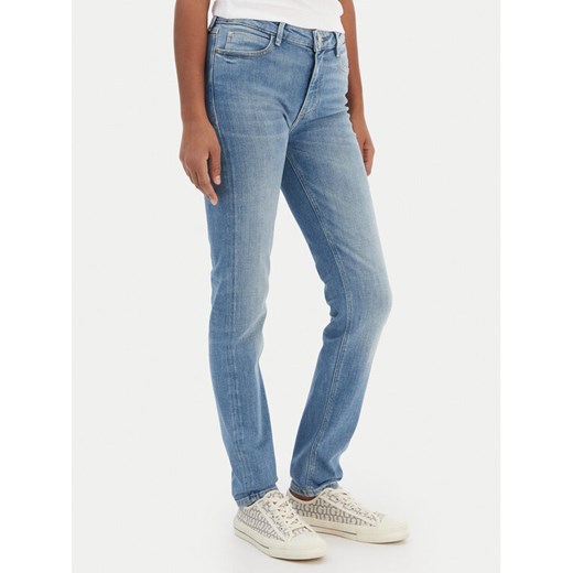 Guess Jeansy W6RA46 D6882 Niebieski Skin Fit ze sklepu MODIVO w kategorii Jeansy damskie - zdjęcie 187759053