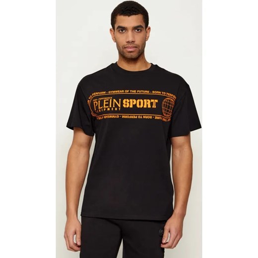 Plein Sport T-shirt Logo Lettering | Loose fit ze sklepu Gomez Fashion Store w kategorii T-shirty męskie - zdjęcie 187759324