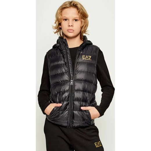 EA7 Puchowy bezrękawnik | Regular Fit ze sklepu Gomez Fashion Store w kategorii Kamizelki chłopięce - zdjęcie 187760434