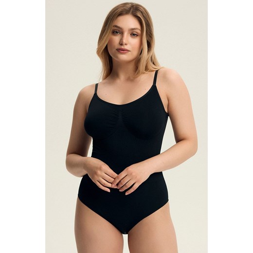 Esotiq body modelujące czarne Shrinky 44246-99X, Kolor czarny, Rozmiar L, Esotiq ze sklepu Intymna w kategorii Body damskie - zdjęcie 187761920