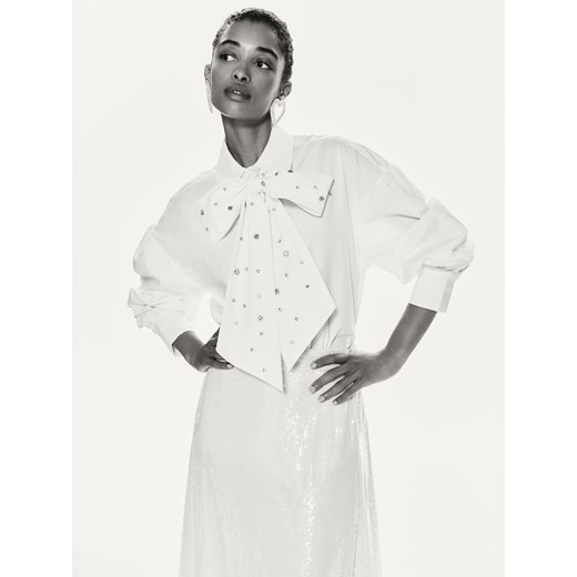 Reserved - Koszula z wiązaniem - biały Reserved S Reserved