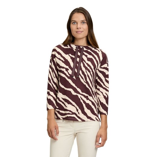 Betty Barclay Bluza w kolorze brązowo-kremowym ze sklepu Limango Polska w kategorii Bluzy damskie - zdjęcie 187764841