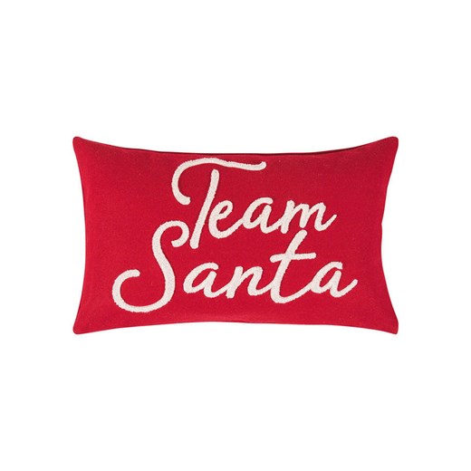 PAD Concept Poszewka &quot;Team Santa&quot; w kolorze czerwonym na poduszkę - 30 x 50 cm ze sklepu Limango Polska w kategorii Poduszki dekoracyjne - zdjęcie 187765750