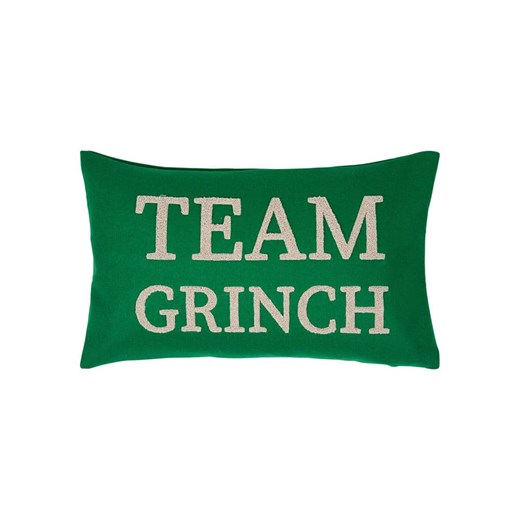 PAD Concept Poszewka &quot;Team Grinch&quot; w kolorze zielonym na poduszkę - 30 x 50 cm ze sklepu Limango Polska w kategorii Poduszki dekoracyjne - zdjęcie 187765752
