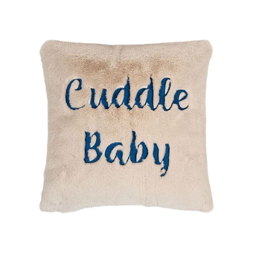 PAD Concept Poszewka &quot;Niko&quot; w kolorze beżowo-niebieskim na poduszkę - 40 x 40 cm ze sklepu Limango Polska w kategorii Poduszki dekoracyjne - zdjęcie 187765754