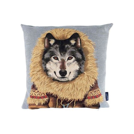 Mars &amp; More Poduszka &quot;Gobelin&quot; w kolorze szaro-beżowym - 45 x 45 cm ze sklepu Limango Polska w kategorii Poduszki dekoracyjne - zdjęcie 187765842