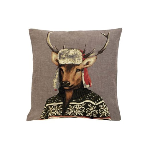 Mars &amp; More Poduszka &quot;Gobelin&quot; w kolorze beżowo-jasnobrązowym - 45 x 45 cm ze sklepu Limango Polska w kategorii Poduszki dekoracyjne - zdjęcie 187765843