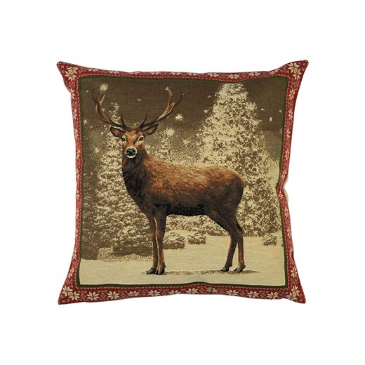 Mars &amp; More Poduszka &quot;Gobelin&quot; w kolorze brązowym - 45 x 45 cm ze sklepu Limango Polska w kategorii Poduszki dekoracyjne - zdjęcie 187765844