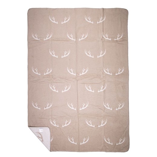 Mars &amp; More Pled &quot;Antler&quot; w kolorze beżowo-kremowym - 200 x 150 cm ze sklepu Limango Polska w kategorii Tekstylia - zdjęcie 187765933