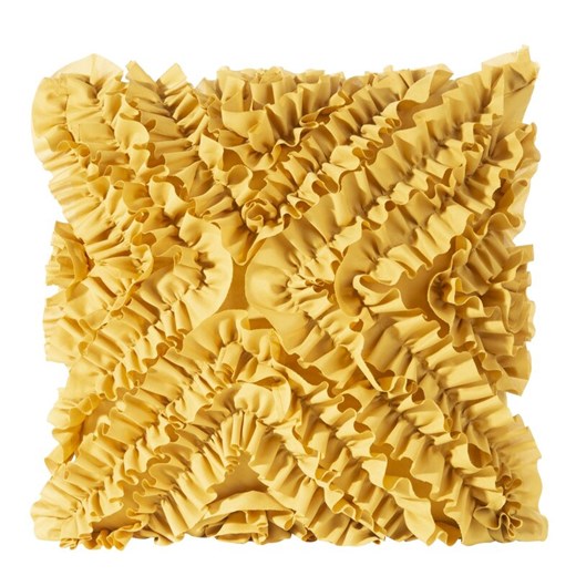 POSZEWKA MIRENA 45 X 45 CM MUSZTARDOWY ze sklepu lenaodniemowlakadoszkolniaka.pl w kategorii Poszewki na poduszki - zdjęcie 187766081