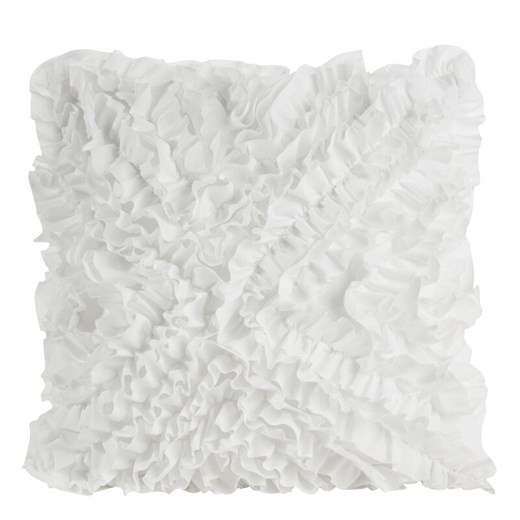 POSZEWKA MIRENA 45 X 45 CM BIAŁY ze sklepu lenaodniemowlakadoszkolniaka.pl w kategorii Poszewki na poduszki - zdjęcie 187766094