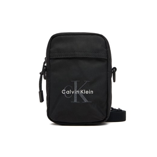 Calvin Klein Saszetka Bold Logo Nylon Slim Reporter LV04D3231G Czarny ze sklepu MODIVO w kategorii Torby męskie - zdjęcie 187766214